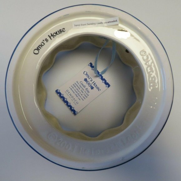 Oma's House Ceramic Crown Candleholder Ring Heinrich Leonhard 2003 Demdaco - Picture 6 of 12